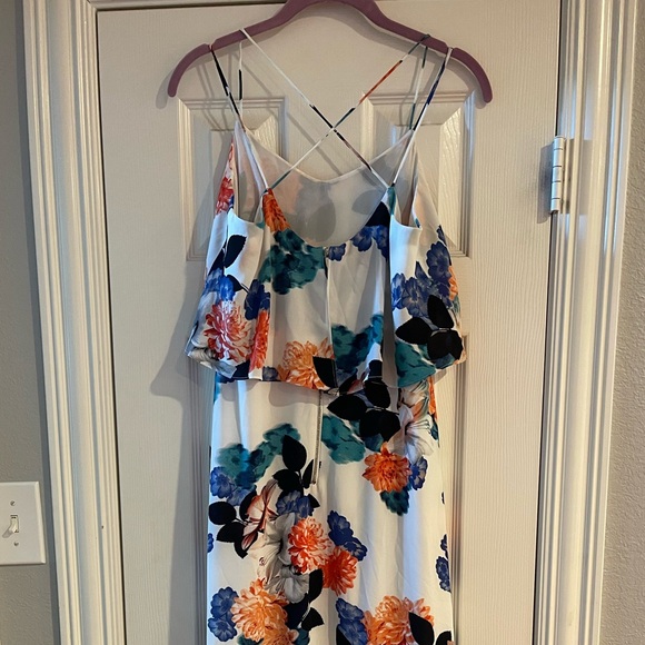 Vince Camuto spaghetti strap maxi dress Sz 2 - Picture 2 of 4